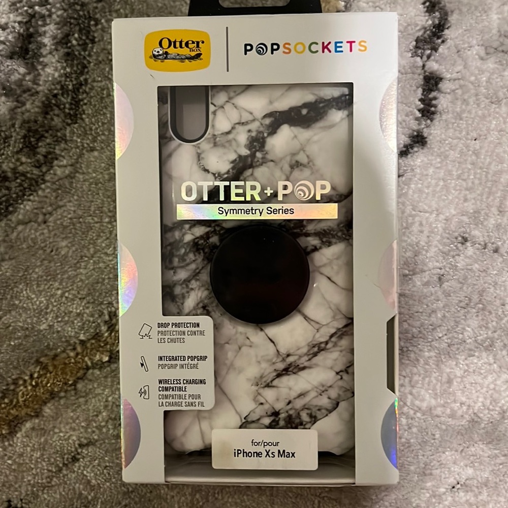 iPhone XS Max OtterBox Phone Case w/ Popsocket